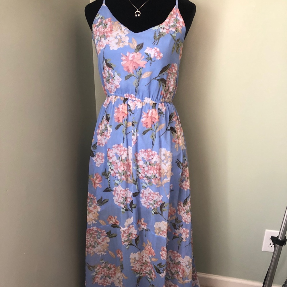 Flower maxi dress